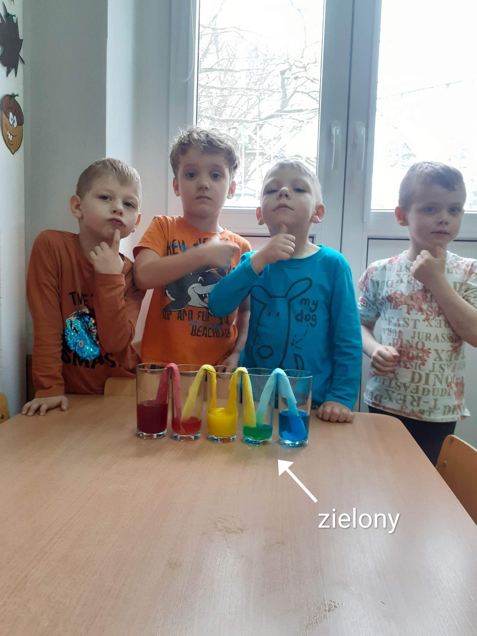 Lubimy kolor zielony.