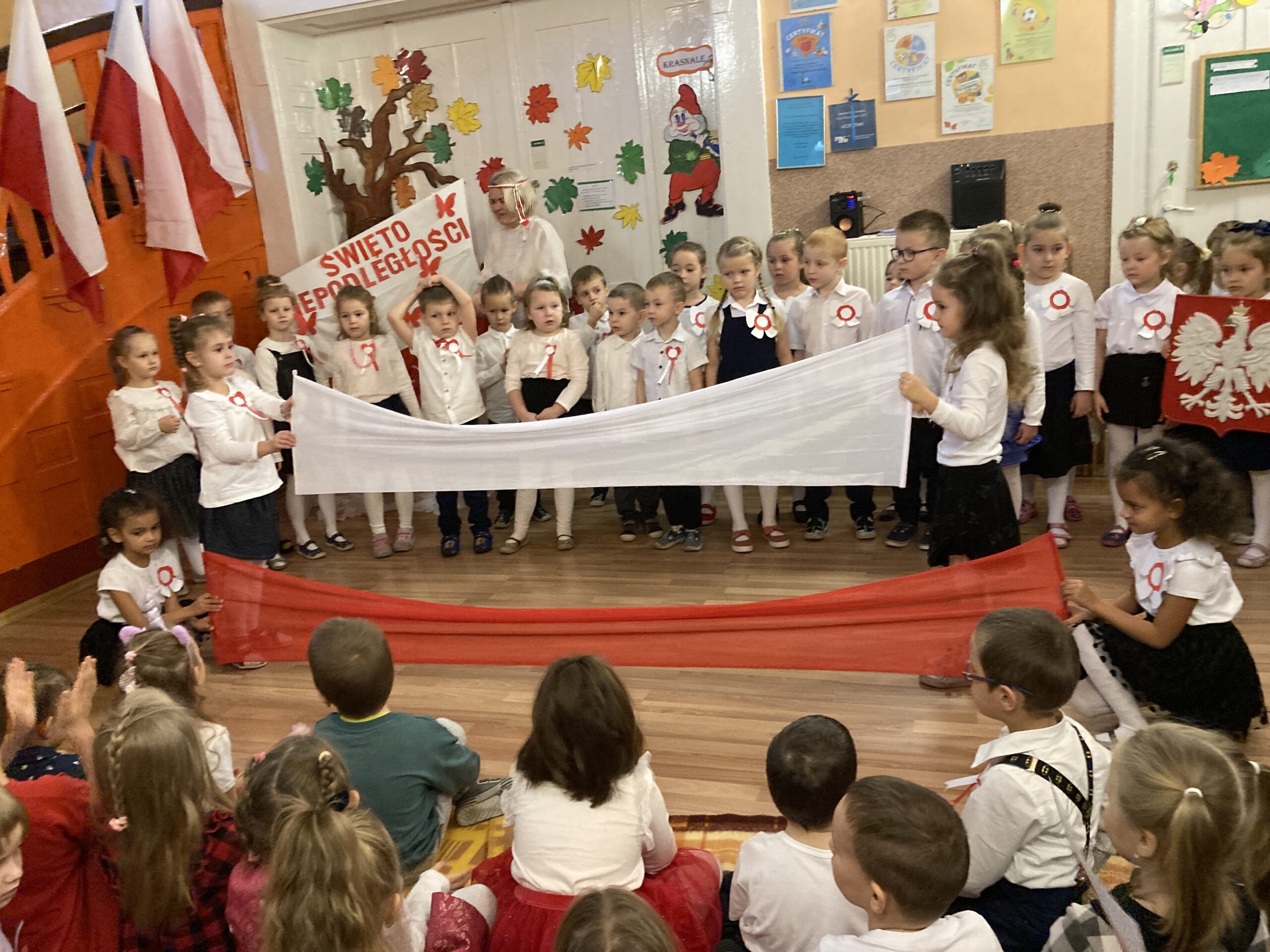 Flaga Polski.