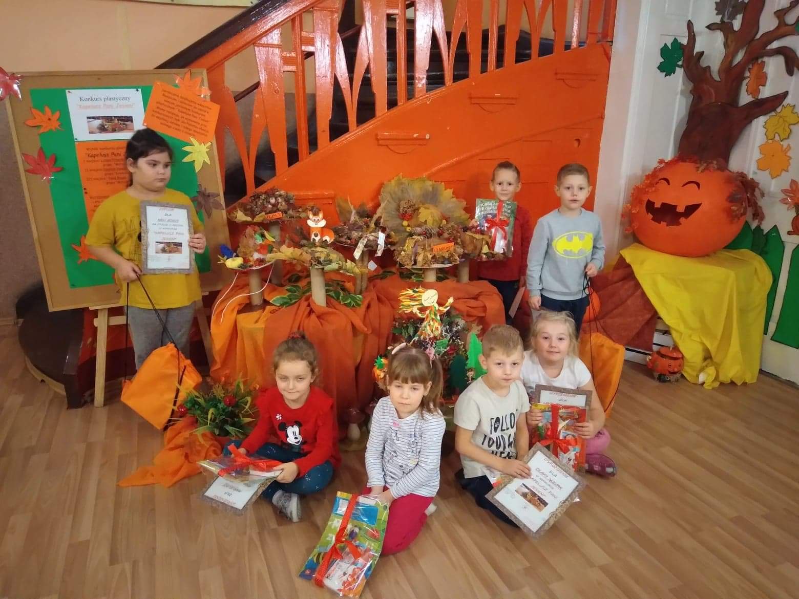 Nasi zwycięzcy w konkursie plastycznym.