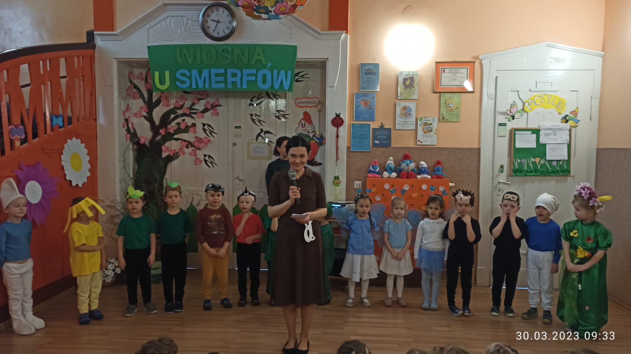 Powitanie przedszkolaków.