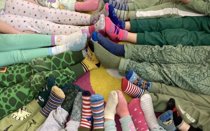 Skarpetki nie do pary.