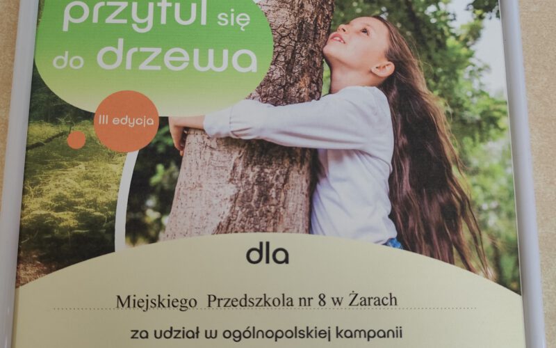 Certyfikat dla Przedszkola.